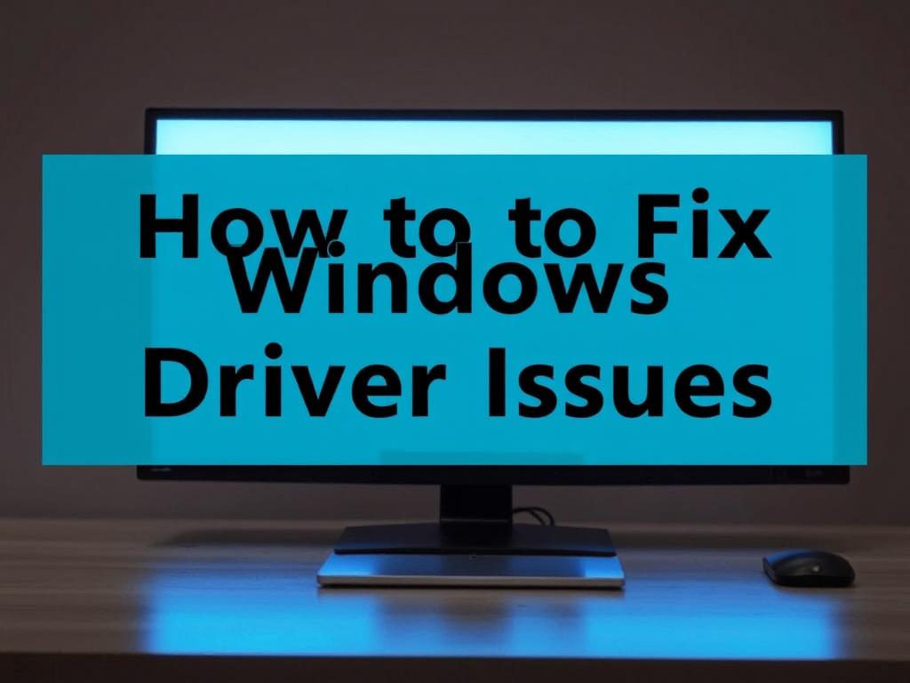 How to Fix Windows Driver Issues?